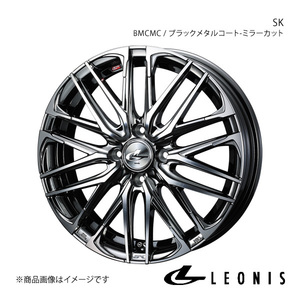 LEONIS/SK ヴィッツ 130系 GR SPORT 含む 純正タイヤサイズ(195/45-17) アルミホイール1本【17×6.5J 4-100 INSET50 BMCMC】0038309