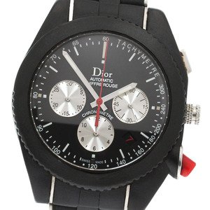 ディオール Dior CD084840R001 ディオール シフルルージュ クロノ ブラックタイム デイト 自動巻き メンズ _847517