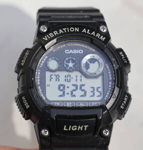 CASIO　カシオ　W-735H　デジタル　クォーツ　メンズ　腕時計　中古　稼働品