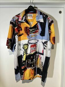 WACKO MARIA JEAN-MICHEL BASQUIAT / S/S HAWAIIAN SHIRT ( TYPE-1 )