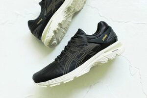 3万 未使用タグ付★国産 asics アシックス 25cm GEL-KAYANO 25 SPS 1023A037-001 JAPAN COLLECTION MADE IN JAPAN 日本製 天然皮革 黒