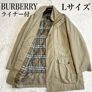 美品 希少 BURBERRY ライナー付き モッズコート ブルゾン ジャケット バーバリー