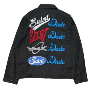 【AWORD.感謝祭2024SALE】 SAINT MICHAEL セントマイケル　x WADE Work Jacket ブラック サイズ:M