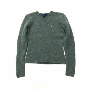 【送料520円】国内正規品 Ralph Lauren ラルフローレン Vネックセーター ウールニット 150cm キッズ 女の子 古着 YE163