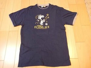 PEANUTS　Tシャツ　LL　ネイビー