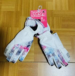 ☆即決☆新品☆ARG 5本指グローブ WHITE Sサイズ ARG8022 THINSULATE ホワイト耐水10000mmエーアールジー77%OFF