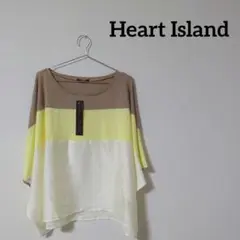 【新品未使用】Heart Island　レディース　トップス　半袖　大きめ