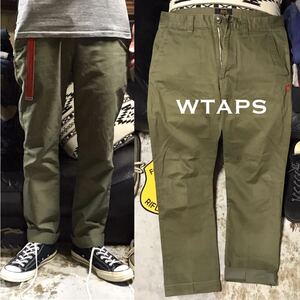 ［希少／完売モデル］L《★ WTAPS ★》ミリタリーワークチノパンツ ダブルタップス KHAKI TIGHT ネイバーフッド WTVUA カーキ 