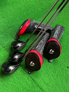 美品 テーラーメイド　ステルス　3w 5w 7w 3本セット メーカーカスタム ツアーAD XC-6S XC-7S STEALTH TaylorMade