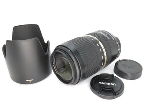 TAMRON SP 70-300mm F4-5.6 VC USD A005 ニコン 用レンズ HA005純正フード付き タムロン [管TM4584]