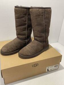 美品 UGG アグ ブーツ 5815W ブラウン 23cm 箱付き