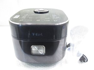 ◎展示品 T-fal ティファール ザ・ライス 遠赤外線 IHジャー炊飯器 5.5合炊き RK8808JP ブラック w1103