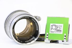 【同梱歓迎】実用■Konishiroku Hexanon 50mm F1.9 Lマウント■AE611