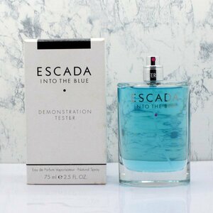 【送料無料】未使用 エスカーダ イントゥ ザ ブルー 75ml◆ESCADA◆エスカーダイントゥザブルー◆エスカーダイントゥーザブルー◆香水◆