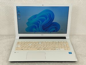 ●●NEC LAVIE NS100/H PC-NS100H2W-H4 / Celeron 3865U / 4GBメモリ / 500GB HDD / 15.6型 / Windows 11 Home【 ITS JAPAN 】