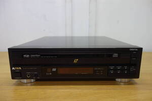 AIWA XV-999 CD/CDV/LD プレーヤー 通電可 動作不可 アイワ 中古 ジャンク品 管理ZI-120