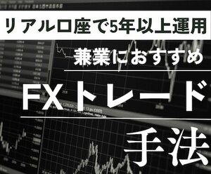 5年以上リアル口座運用しているFX手法教えます !一日一回チャートを見るだけでOK！兼業にも専業にもおすすめ