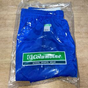 Columbine サッカーパンツ ブルー 胴囲84 体操服 短パン 学販品