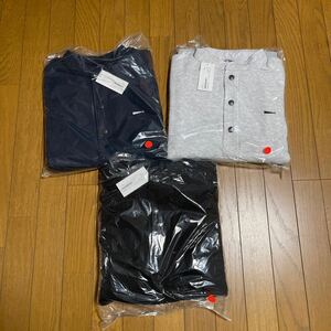 3点セット 19SS DESCENDANT VOIL HENLEY NECK SWEATSHIRT ヘンリーネック スウェット 1 SMALL ディセンダント 長袖