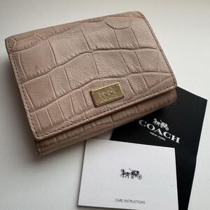 【美品】 534 COACH コーチ 2つ折り財布