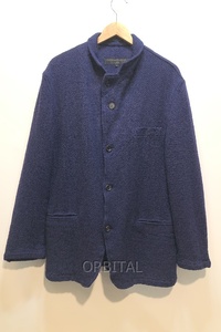 経堂) コムデギャルソンオム COMME des GARCONS HOMME ウール テーラード ニット ジャケット HH-J032 サイズM AD2002