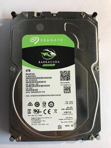 ①SEAGATE/シーゲート　BARRACUDA　3.5インチ　SATA　HDD　ハードディスクST4000DM004 　　4TB　 