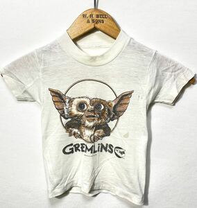 ■ 子供用 80s 80年代 ビンテージ ” GREMLiNS ” グレムリン イラスト ムービー 映画 シングルステッチ Tシャツ WARNER BROS ワーナー ■