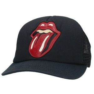 クロムハーツ キャップ ROLLING STONES TRUCKER CAP リップアンドタンパッチメッシュ帽子 中古 SJ02