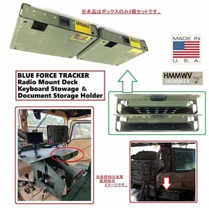 送料無料【米軍放出品】ミリタリートラックキーボード収納ボックス 2個 アルミ製ケース 車載用収納ケース (100) ☆HG1CK-W#24