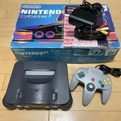 動作品 Nintendo 64 本体 黒 箱付き NUS-001