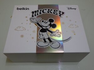 P776-65624 Belkin ディズニー ミッキー チャージング ギフトボックス USB-Cタイプ 3ポート充電器 ワイヤレス充電 同時に急速充電可能