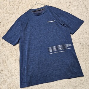 CONVERSE コンバース 半袖 カットソー【M】Tシャツ ネイビー メンズ スポーツ 速乾 ロゴ クルーネック ALL STAR