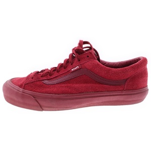 VANS ヴァンズ 15AW×WTAPS OLD SKOOL オールドスクール ダブルタップス スエードスニーカー レッド VN000SF5H1X US9/27cm