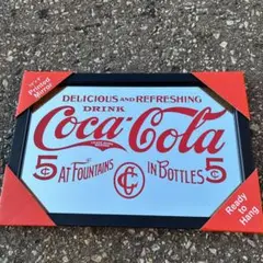 新品　鏡　ミラー　インテリア　コカコーラ　coca cola