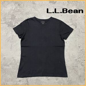 L.L.Bean エルエルビーン Tシャツ 半袖 無地 アウトドア USA企画 レディース サイズS 玉FL2688 tee