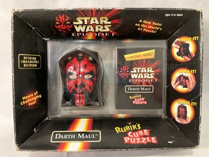 ★SF希少品★スターウォーズ エピソード1 ダースモール ルービックキューブ＆キッズ ドール フィギュア・ステッカー付 計2点セット　Ja8_80