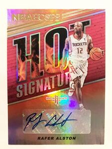 激レア名選手 Auto 18-19 Panini Rafer Alston レイファー・アルストン NBA 直筆 サイン ロケッツ Rockets ユニフォーム バスケ