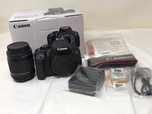 ◆Canon キャノン　EOSKISSSTMレンズキット　X7i　DS136431　一眼レフカメラ　箱付き　中古◆13283★