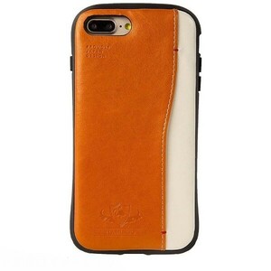 【在庫処分】Natural design iPhone 8PLUS 7PLUS（5.5インチ）ケース FLAMINGO Orange オレンジ 衝撃吸収背面 ナチュラルデザイン