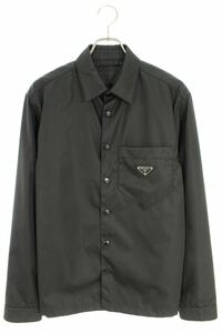 プラダ PRADA SC514 サイズ:S Re-Nylon 三角ロゴプレート長袖シャツ 中古 SB01