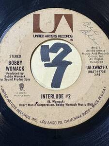 BOBBY WOMACK INTERLUDE #2 / CHECK IT OUT 両面EX 1975 