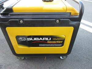 ▲▽6358 （オ） 状態良好 ＳＵＢＡＲＵ スバル　インバーター発電機 100V　SGi38SE　3.8KVA　稼働76.8時間△▼