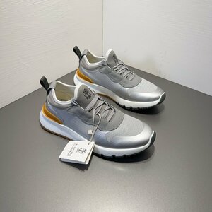 ブルネロクチネリ　BRUNELLO CUCINELLI メンズ　スニーカー　ランニング　テニス　靴　シューズ　通気性　39-44　サイズ選択可能　4338