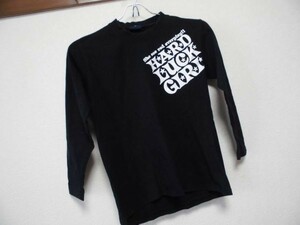 assk876☆　■■Vision Club■■　キッズ/子供服　長袖Tシャツ　ロンT　トップス　丸首　ブラック　サイズ140　胸囲65-72　綿100%