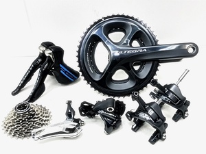 ★★美品 シマノ SHIMANO アルテグラ ULTEGRA 6800 コンポセット 機械式 リムブレーキ スプロケットのみ105 CS-R7000