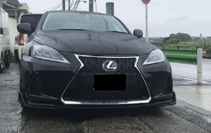 注目の新商品!! レクサス(LEXUS)ＩS 20系⇒30系Fスポーツ仕様スピンドルグリルバンパーKIT　グリル・メッキ付属+サイド+前/中期リアハーフ