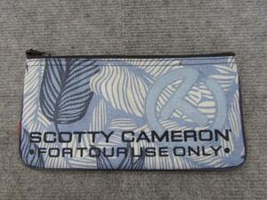 ♪新品[162] Scotty Cameron 2023 Limited Canvas Cash Bag Floral Blue/スコッティキャメロン/2023年フローラルキャッシュバッグ