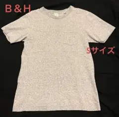 【美品】Ｂ＆Ｈ　グレー　Tシャツ