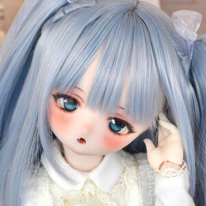 【nene*moon】DDH-01(SW/セミホワイト肌) カスタムヘッドソフビ盛り+自作アイ3種　-微難あり- (再出品)