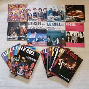 ラルクアンシエル A⑤ ファンクラブ会報 30冊セット LE-CIEL Vol.19～47＋別冊 チケット半券付 美品 グッズ hyde